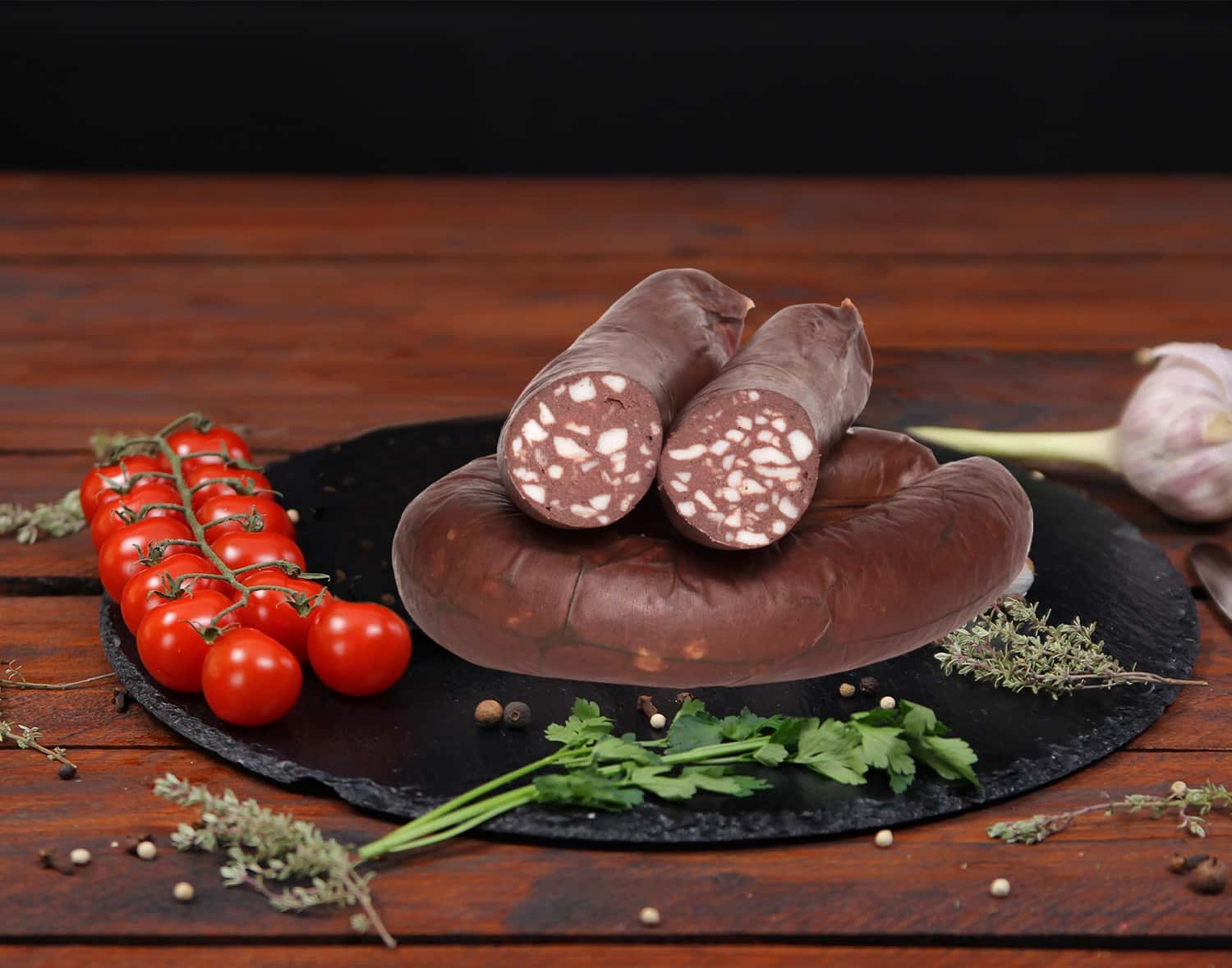 Blutwurst im Ring, geräuchert Bio