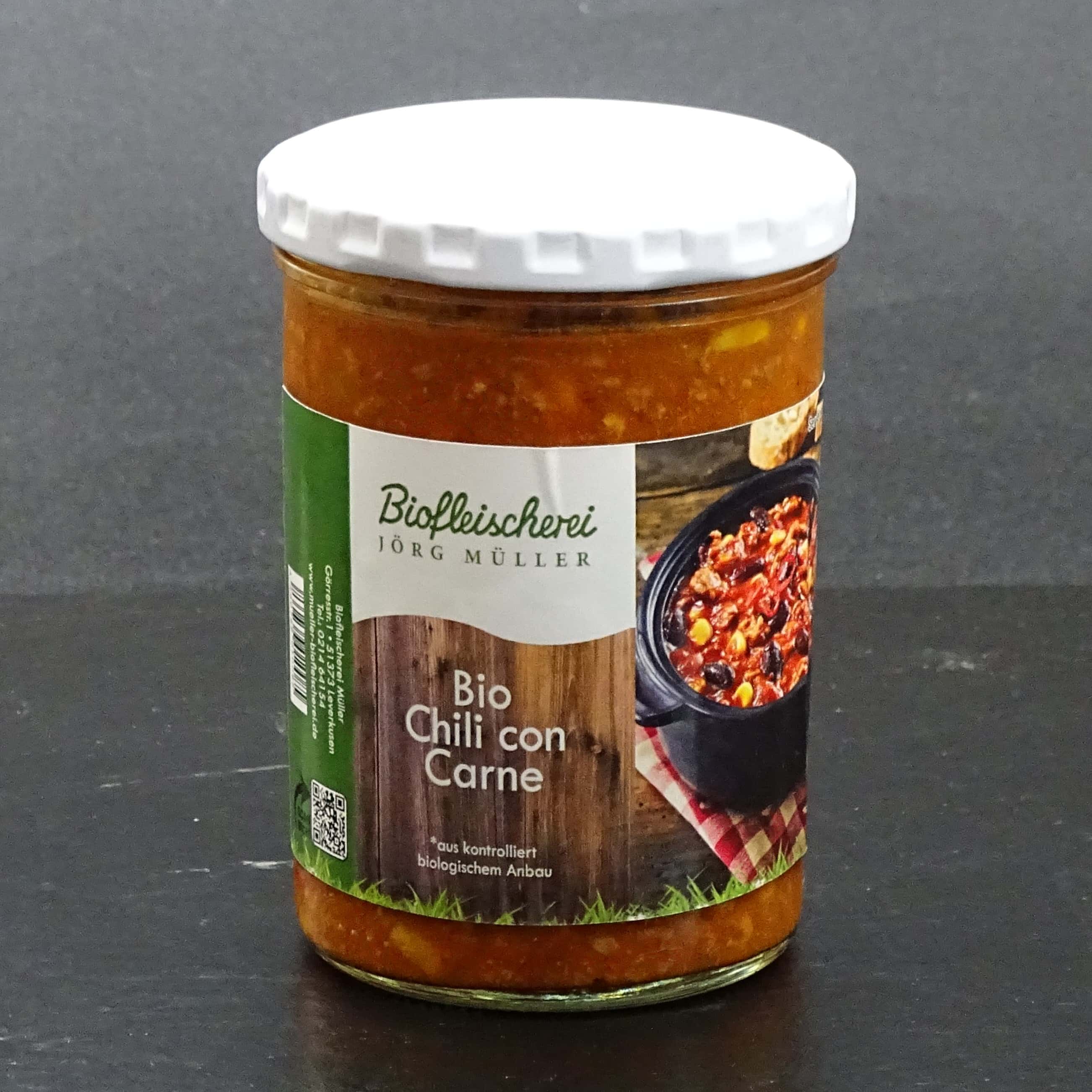 Chili con Carne im Glas Bio