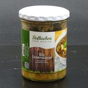 Linsensuppe im Glas Bio