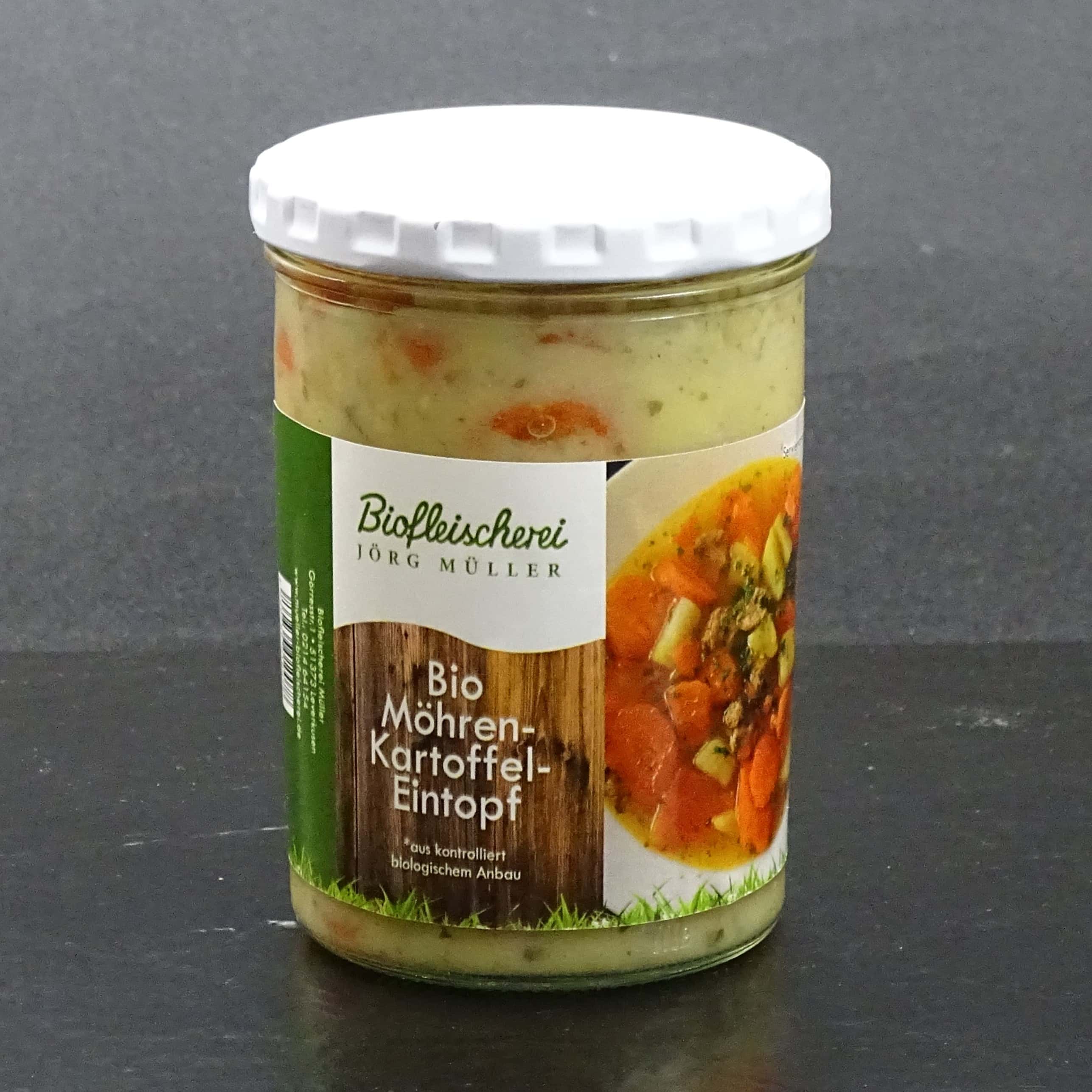 Kartoffel-Möhren-Eintopf im Glas Bio