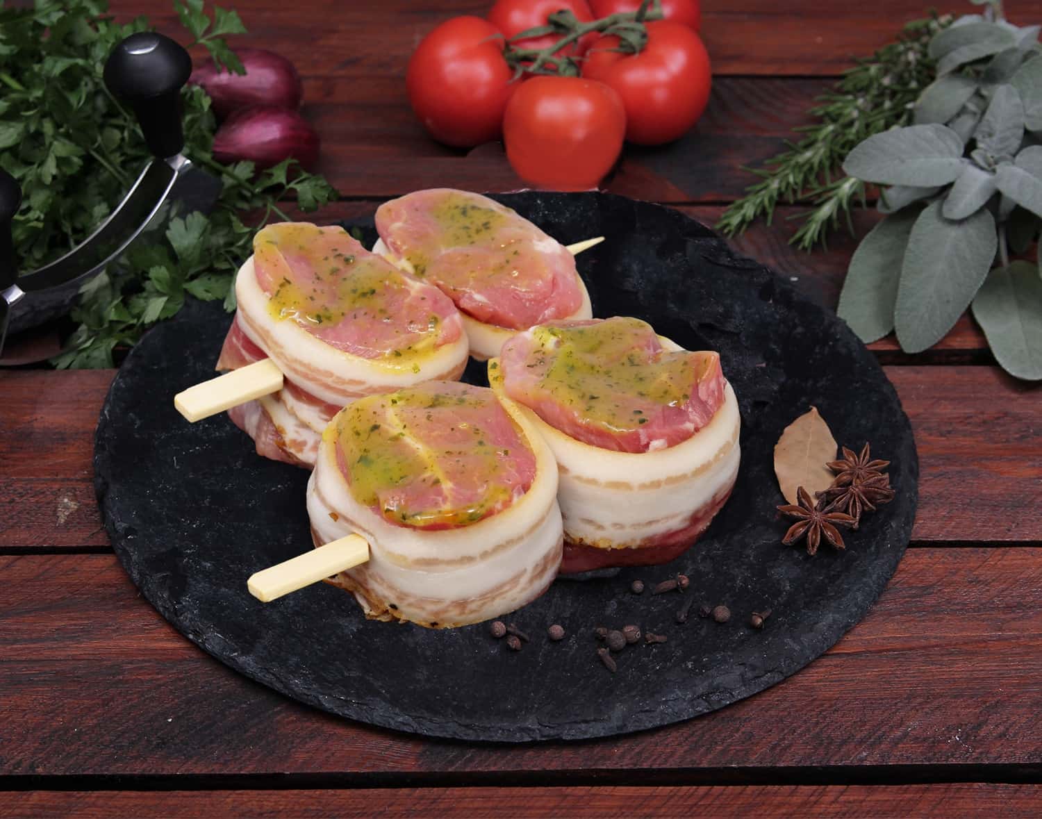 Filetspieß, Schwein Bärlauch Bio