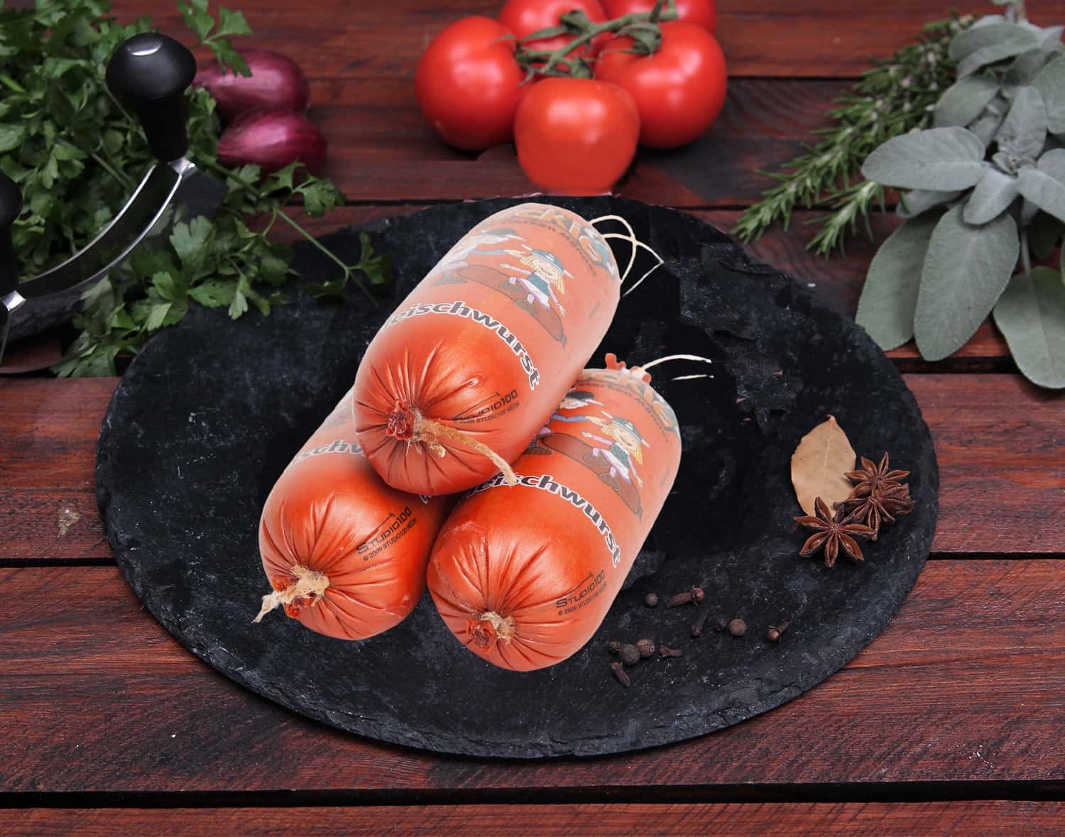 Fleischwurst am Stück Bio