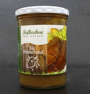 Rinderfond im Glas Bio