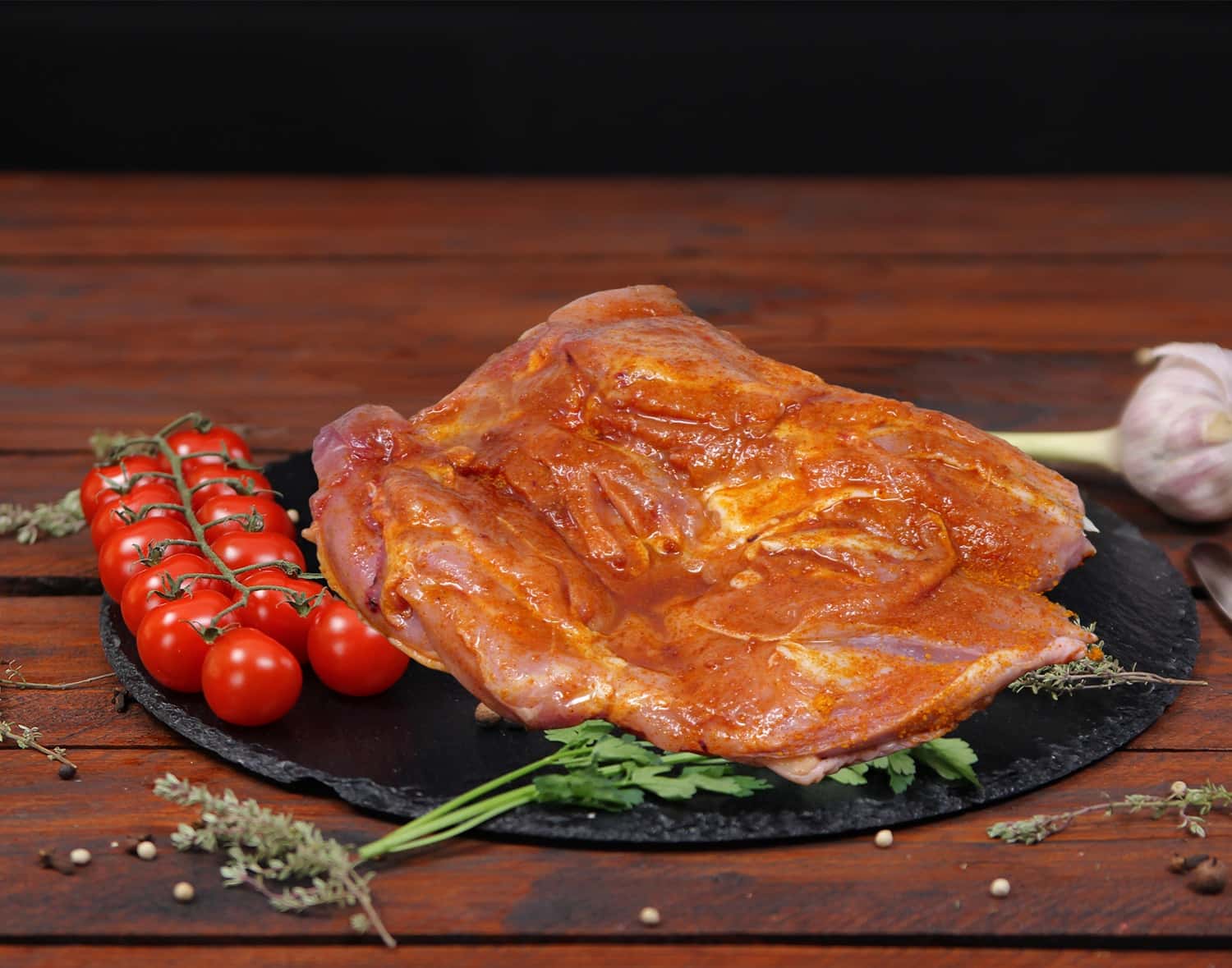 Hähnchenkeule ausgelöst gewürzt Bio