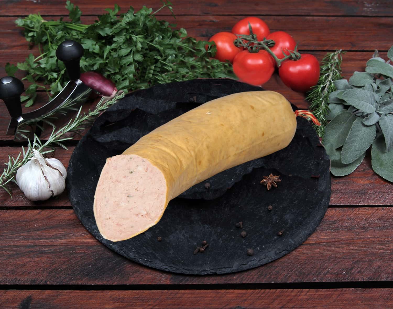 Kölner Leberwurst grob, geräuchert Bio