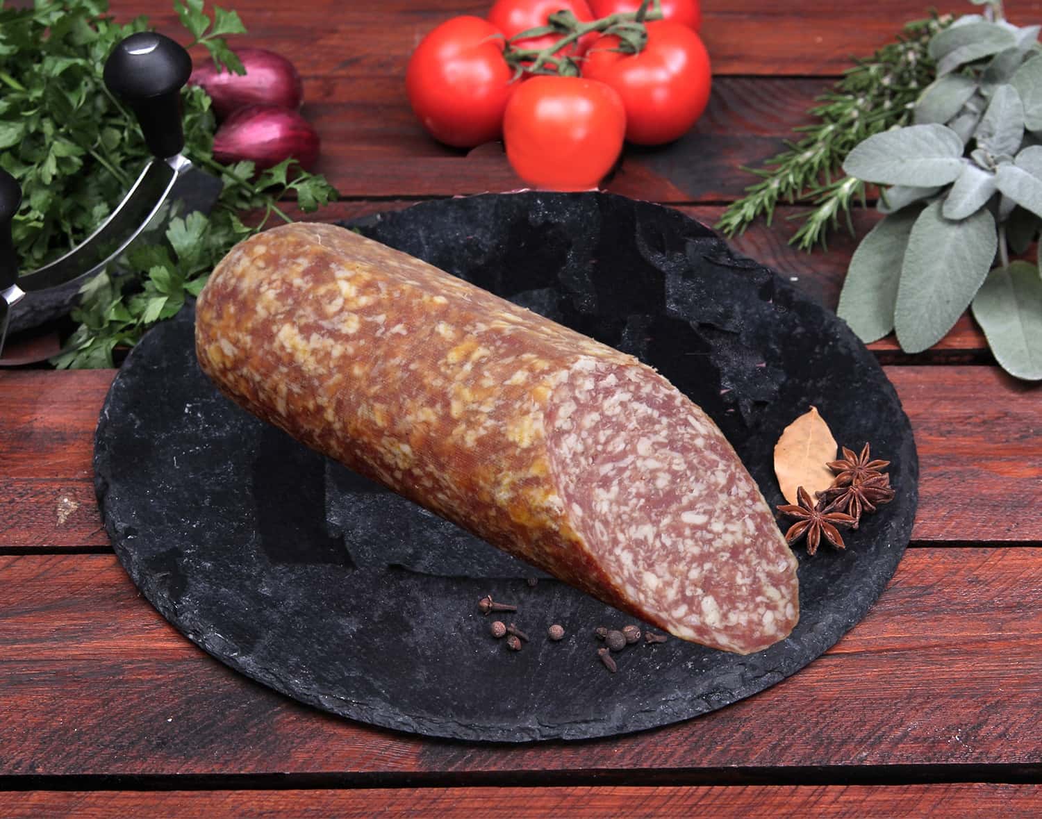 Luftgetrocknete Salami Bio