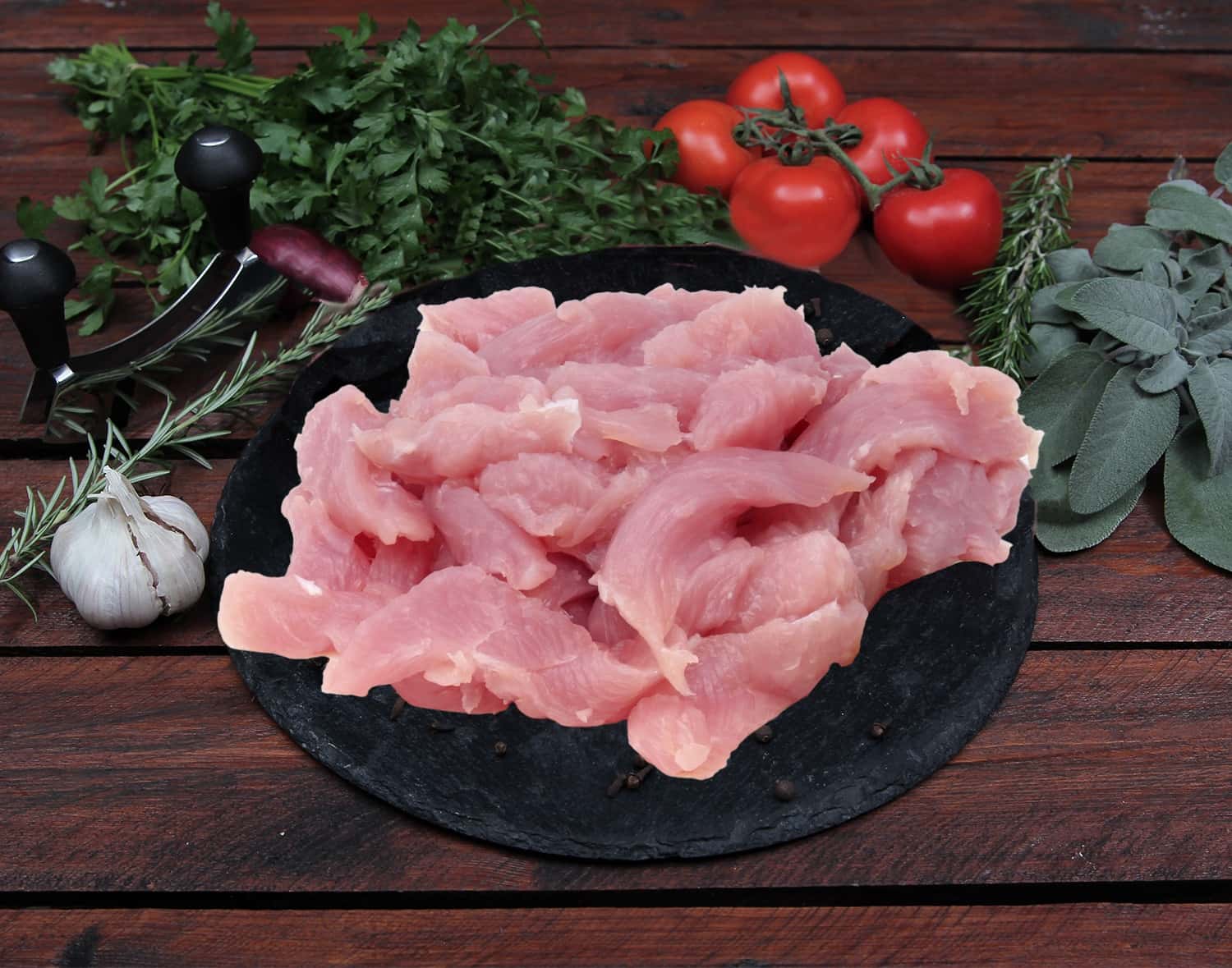 Putengeschnetzeltes Bio