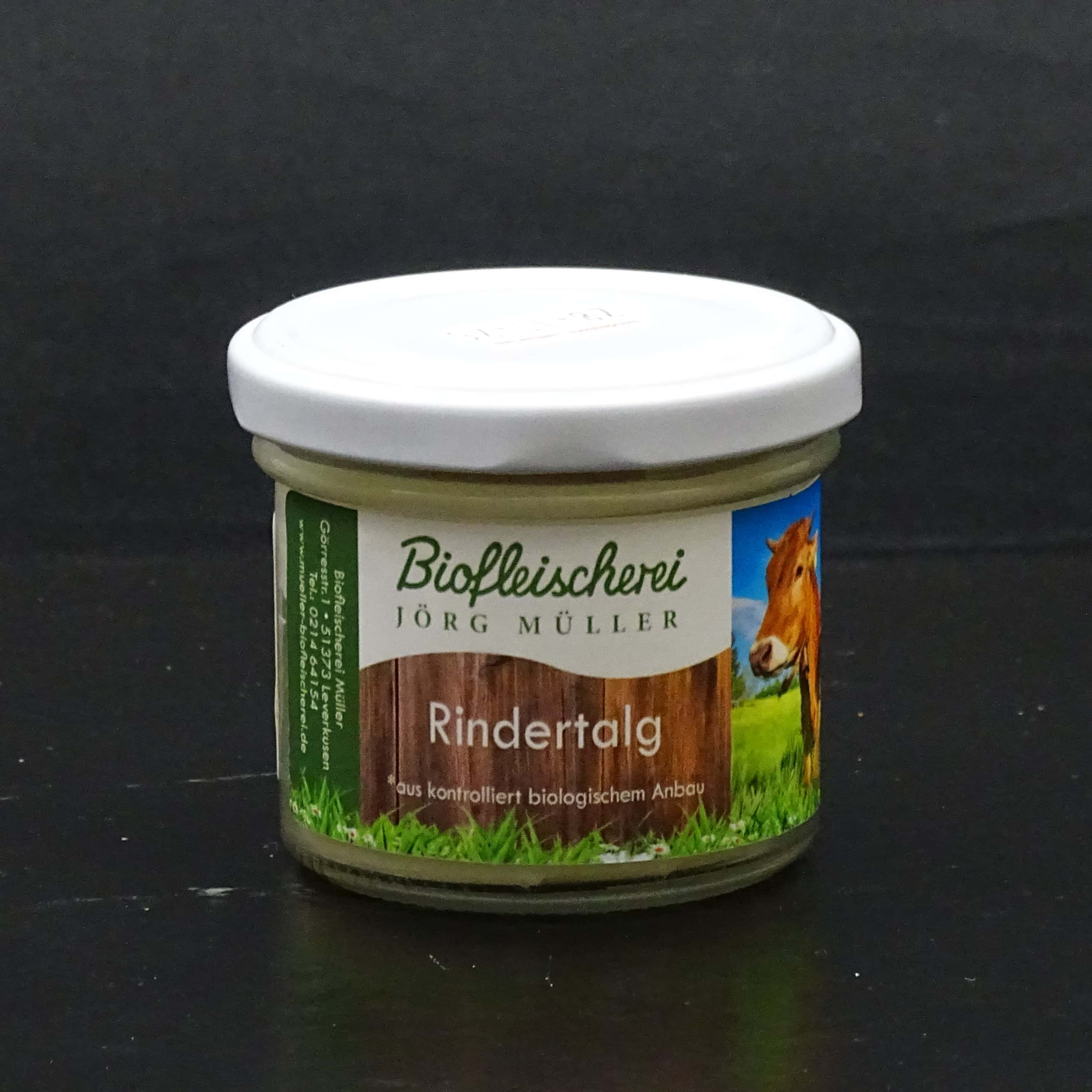 Rindertalg im Glas Bio