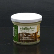 Schweine-Schmalz natur im Glas Bio