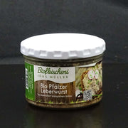 Pfälzer Leberwurst im Glas Bio